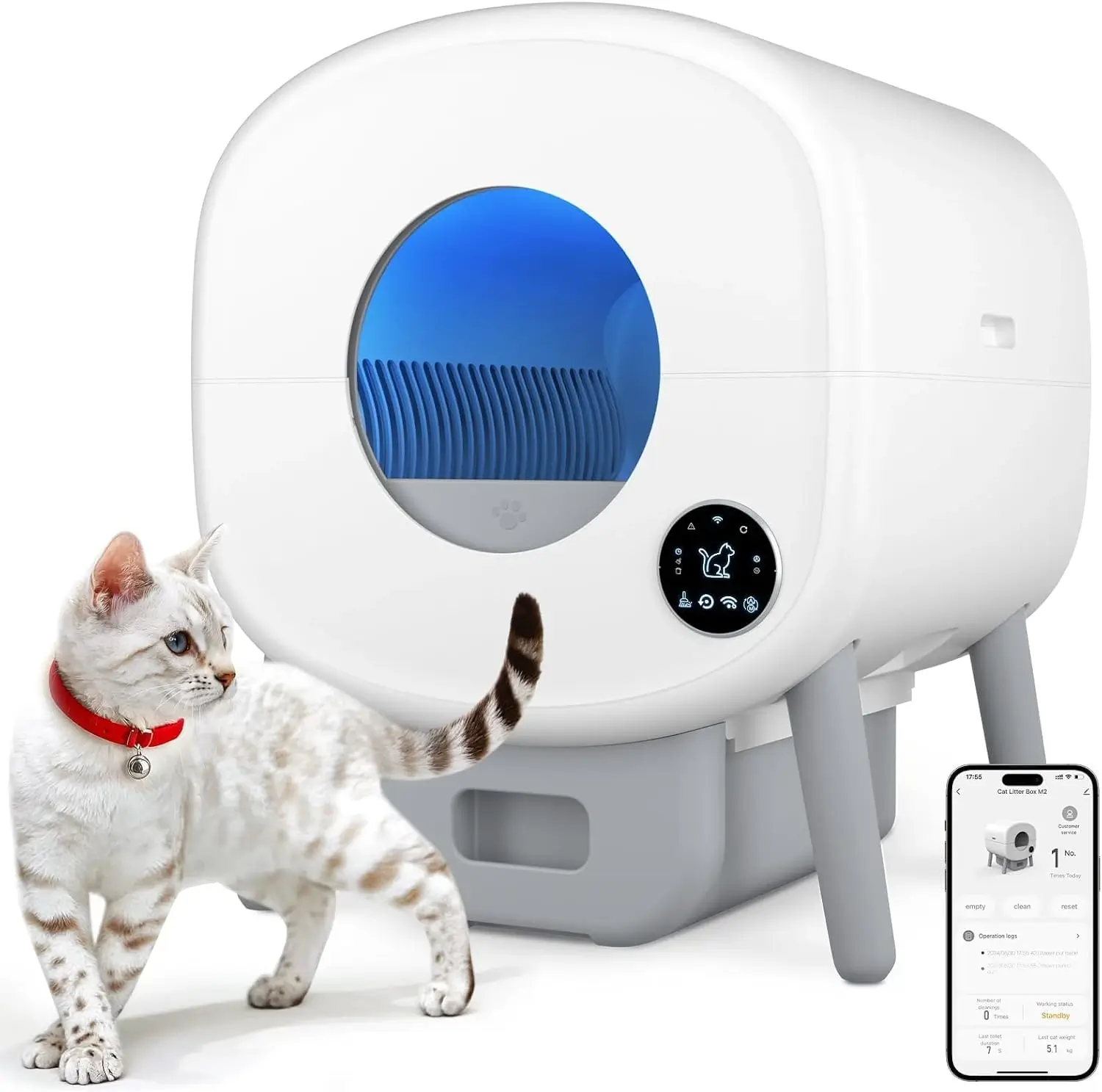 Cumrige Self-Cleaning Litter Box