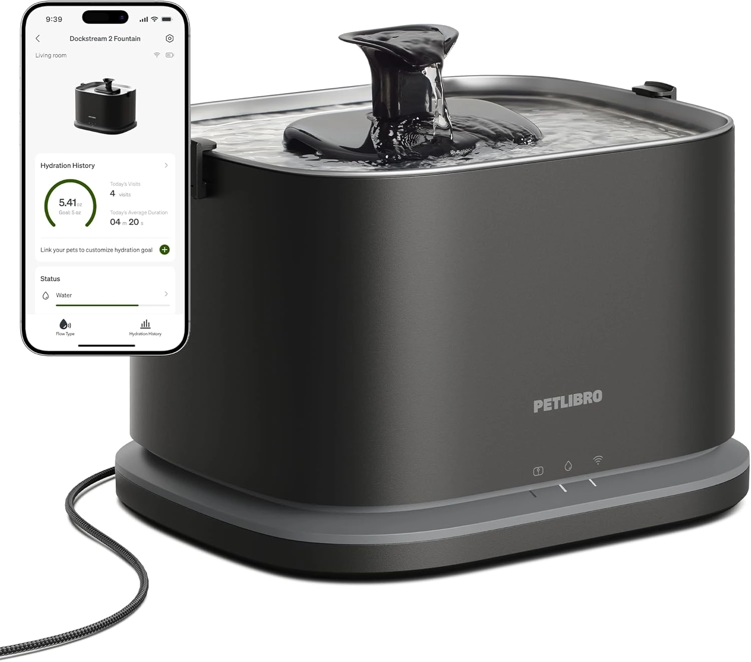 PETLIBRO Dockstream 2 Smart Pet Fountain 3L