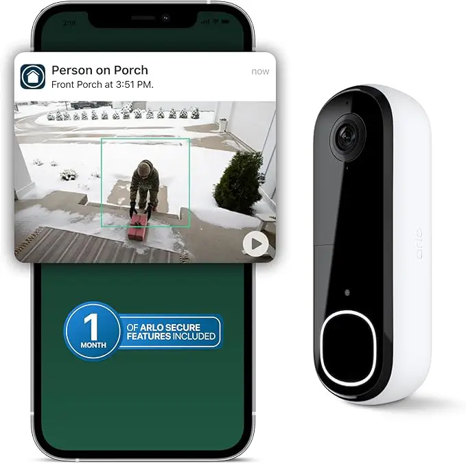 Arlo Video Doorbell 2K 2nd Generation