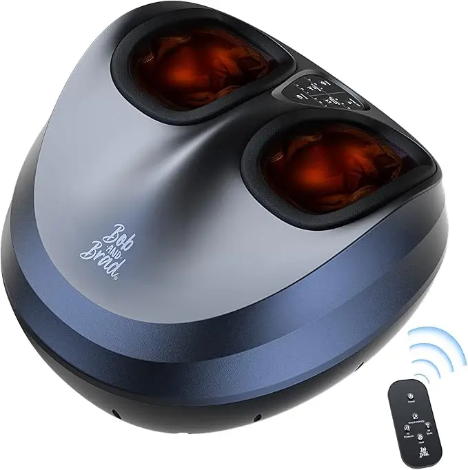 BOB AND BRAD Foot Massager Machine with Heat and Remote