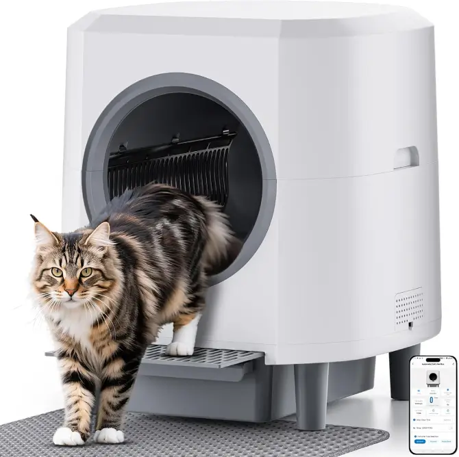 Ellenpent Self-Cleaning Large Capacity Litter Box