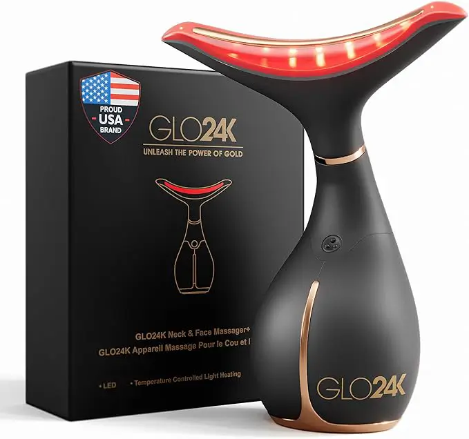 GLO24K 3-in-1 Facial Massager