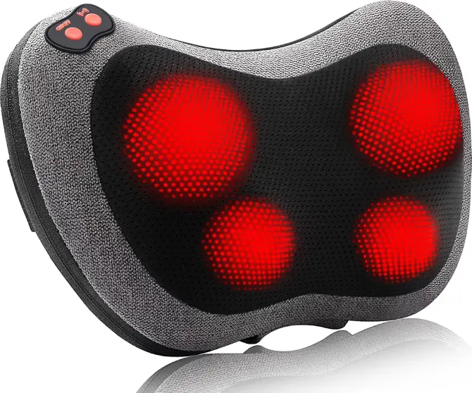 Papillon Shiatsu Neck Massager Pillow with Heat