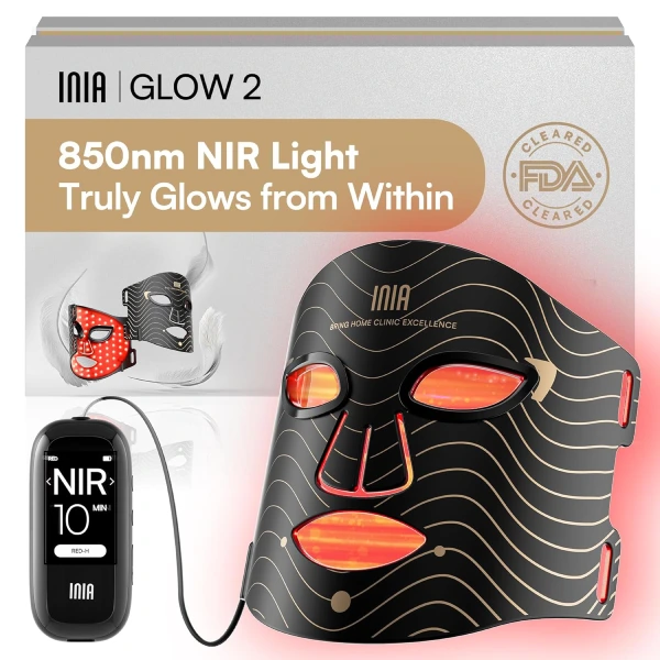 INIA Red Light Therapy Mask for Face