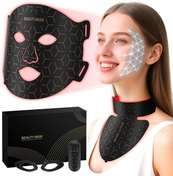 Verfubo Red Light Therapy Mask for Face and Neck