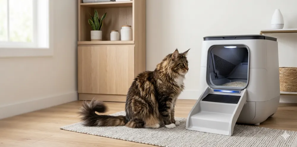Automatic Litter Box for Maine Coon: 4 Tested Picks Compared