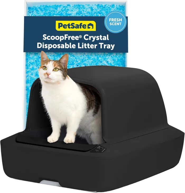PetSafe ScoopFree Crystal Pro Self-Cleaning Cat Litter Box
