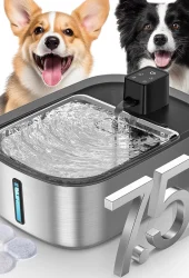 Stainless Automatic Pet Water Fountain (7.5 L)